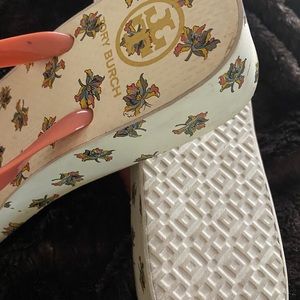 Troy Burch wedge flip flops. Excellent condition.